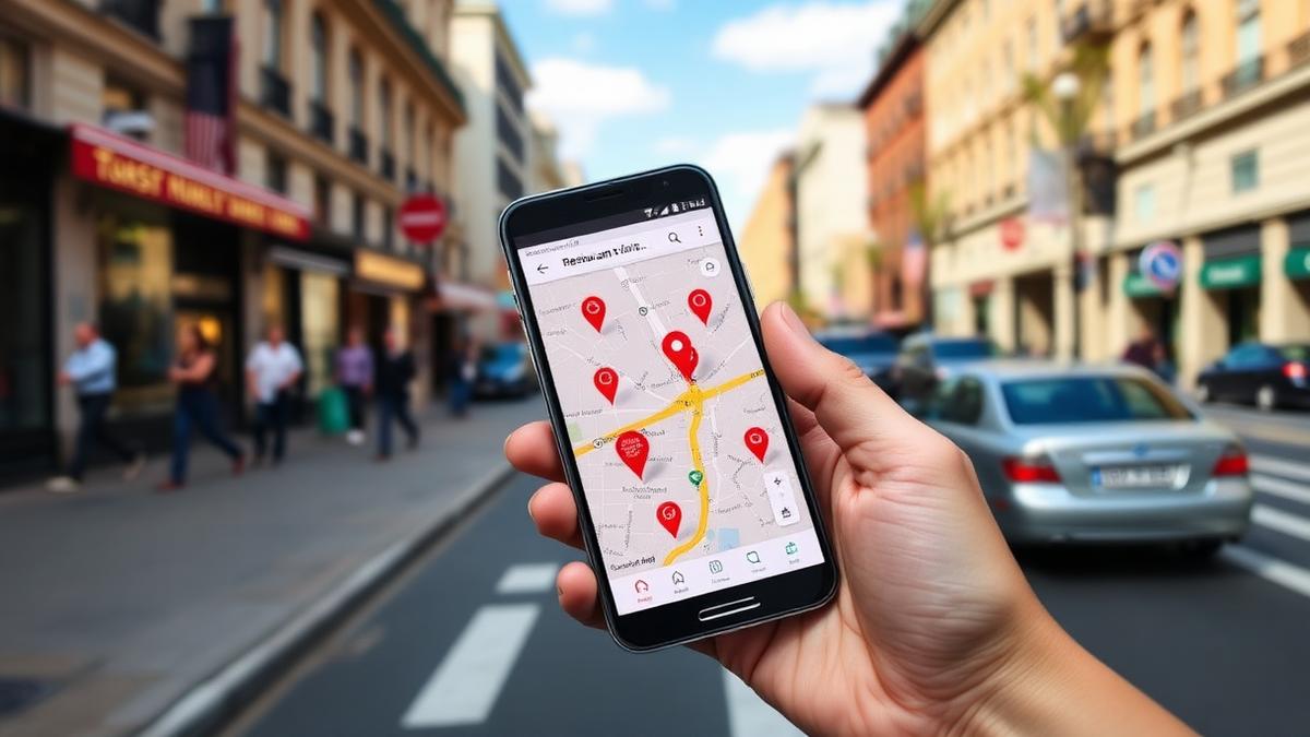 Restaurant owner checking why their business is not showing up on Google Maps